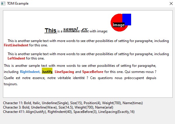 Editor gadget in color