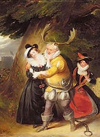 Illustrations pour Les joyeuses bourgeoises de Windsor - William Shakespeare