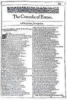 Illustrations pour La comédie des erreurs - William Shakespeare