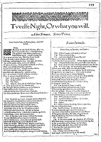 Illustrations pour La nuit des rois - William Shakespeare