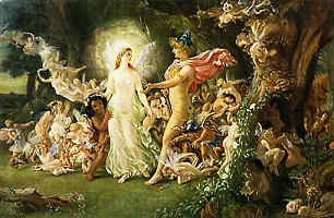 Illustrations pour Le songe d'une nuit d'été - William Shakespeare