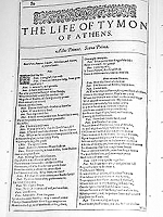 Illustrations pour Timon d'Athènes - William Shakespeare