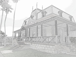 Illustrations pour Les visiteurs du château Hagen - Joël Paul