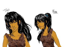 Illustrations pour Okaï et Choda - Évelyne André-Guidici & Mélissa Bezire (Illustratrice)