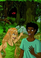 Illustrations pour Okaï et Choda - Évelyne André-Guidici & Mélissa Bezire (Illustratrice)