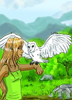 Illustrations pour Okaï et Choda - Évelyne André-Guidici & Mélissa Bezire (Illustratrice)
