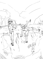 Illustrations pour Okaï et Choda - Évelyne André-Guidici & Mélissa Bezire (Illustratrice)
