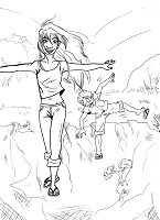 Illustrations pour Okaï et Choda - Évelyne André-Guidici & Mélissa Bezire (Illustratrice)