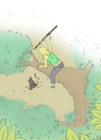 Illustrations pour Okaï et Choda - Évelyne André-Guidici & Mélissa Bezire (Illustratrice)