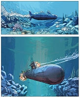 Illustrations pour La morsure du requin - Mickael Panol & Amaury Esteban