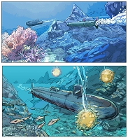 Illustrations pour La morsure du requin - Mickael Panol & Amaury Esteban