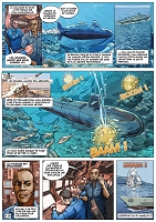 Illustrations pour La morsure du requin - Mickael Panol & Amaury Esteban