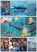 Illustrations pour La morsure du requin - Mickael Panol & Amaury Esteban