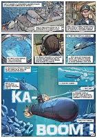 Illustrations pour La morsure du requin - Mickael Panol & Amaury Esteban