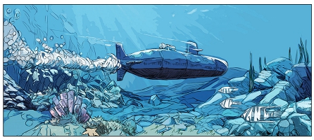 Illustrations pour La morsure du requin - Mickael Panol & Amaury Esteban