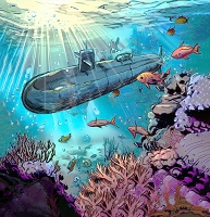 Illustrations pour La morsure du requin - Mickael Panol & Amaury Esteban